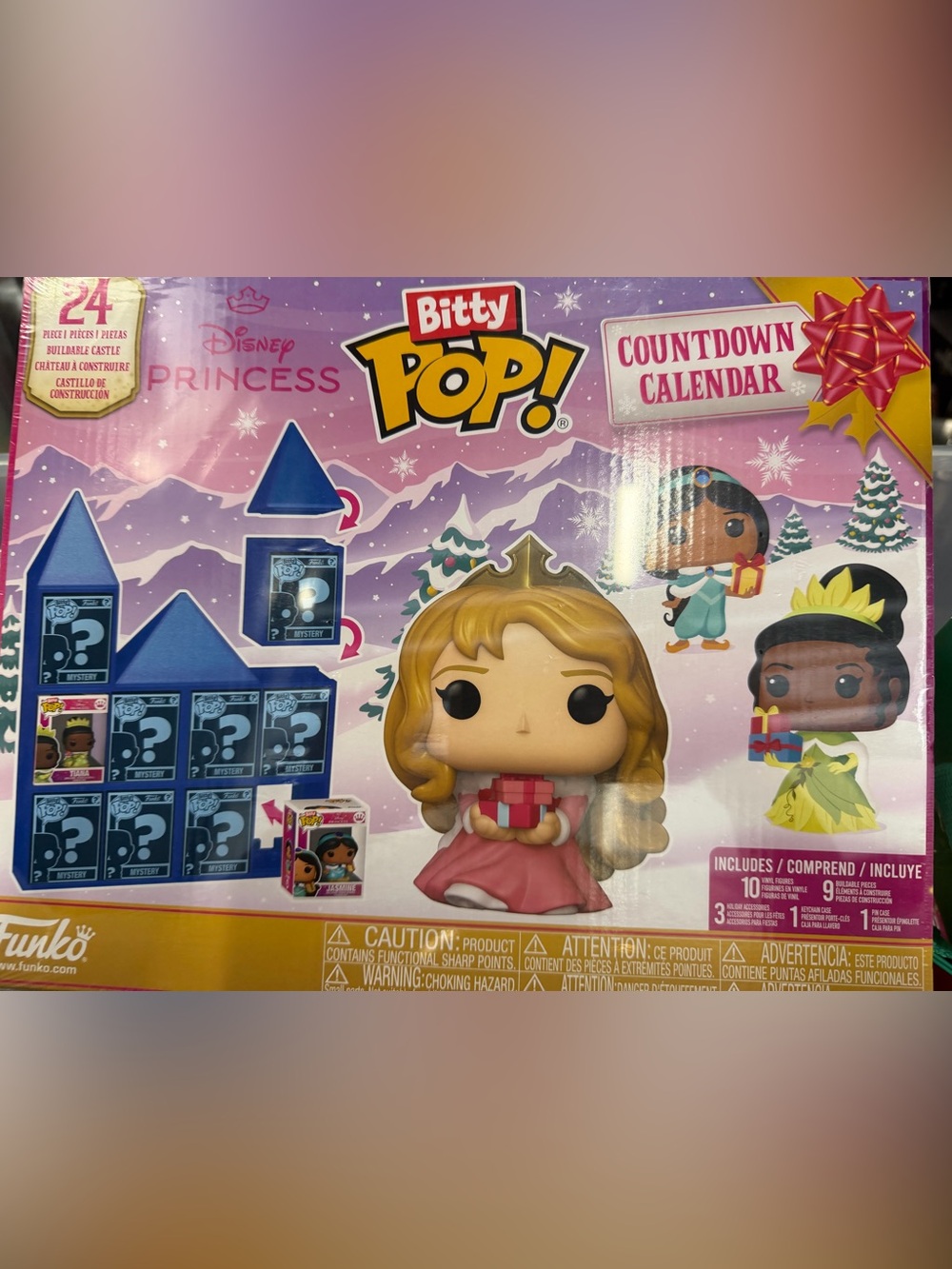 Funko Bitty Pop! Disney Princess Aurora Pink Countdown Calendar